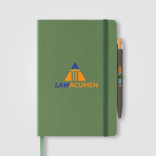 Terra Recycled Milk Carton Hard Cover A5 Notebook & Reborn Pen Set