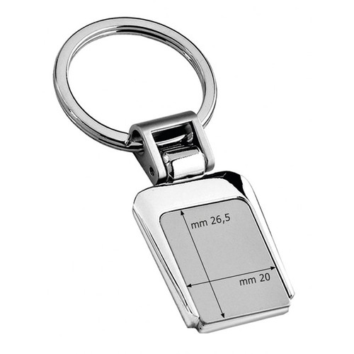 PORTE-CLÉS SATINÉ/BRILLANT