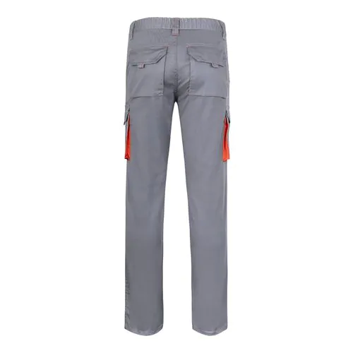 VL FIDES. Pantaloni elasticizzati bicolore con diverse tasche (240g/m²), in cotone (46%), EME (38%) e poliestere (16%) VL FIDES. Pantaloni elasticizzati bicolore con diverse tasche (240g/m²), in cotone (46%), EME (38%) e poliestere (16%)