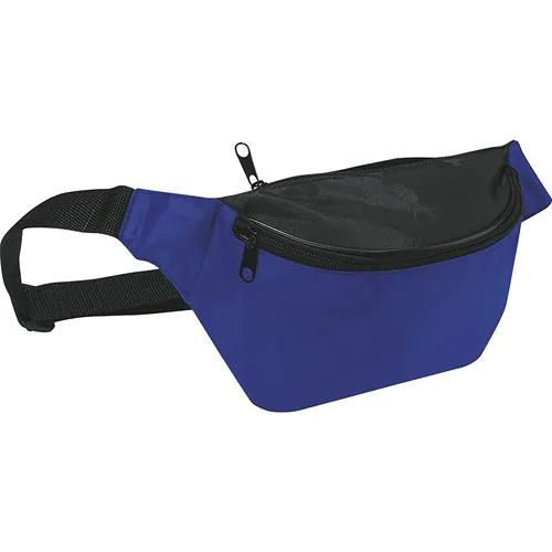2 POCKETS WAIST BAG IN 420D POLYESTER 2 POCKETS WAIST BAG IN 420D POLYESTER