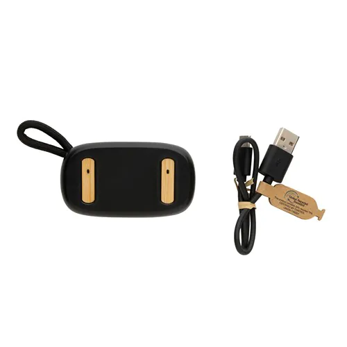 Auriculares TWS de plástico reciclado RCS y bambú Auriculares TWS de plástico reciclado RCS y bambú
