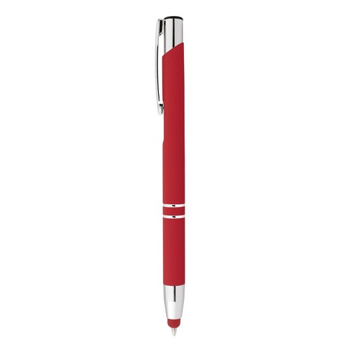 BALLPOINT ALUMINIUM RUBBER-COATED RED BALLPOINT ALUMINIUM RUBBER-COATED RED