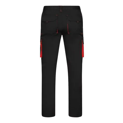 VL FIDES. Two-tone, multi-pocket stretch trousers (240g/m²), in cotton (46%), EME (38%) and polyester (16%) VL FIDES. Two-tone, multi-pocket stretch trousers (240g/m²), in cotton (46%), EME (38%) and polyester (16%)