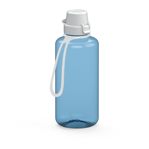 Gourde "School" transparente incl. attache, 1,0 l