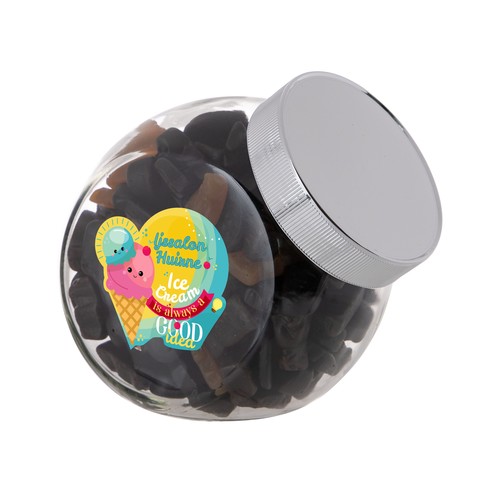 Medium glass jar 0,9 liter