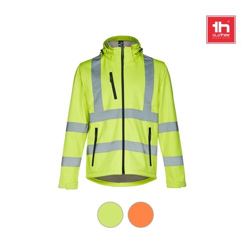 THC ZAGREB WORK. High-visibility softshell jacket (unisex, class 111) THC ZAGREB WORK. High-visibility softshell jacket (unisex, class 111)