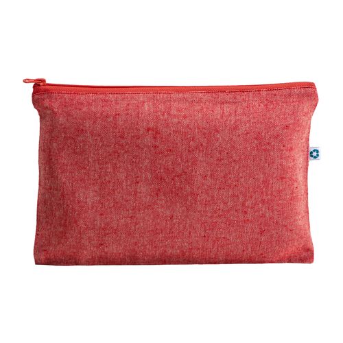 Beauty case en coton recyclé  150 g/m2, avec fermeture éclair