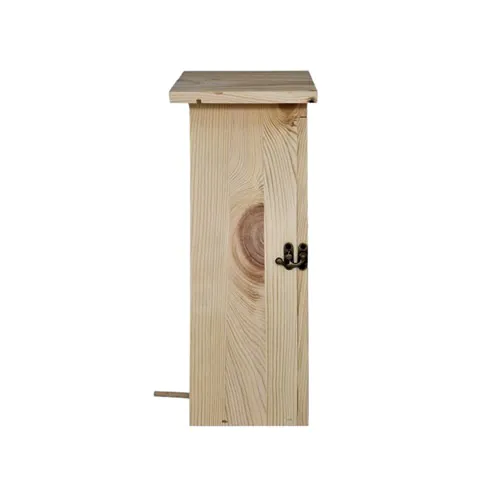 Wine box with sliding lid birdhouse 1 compartment