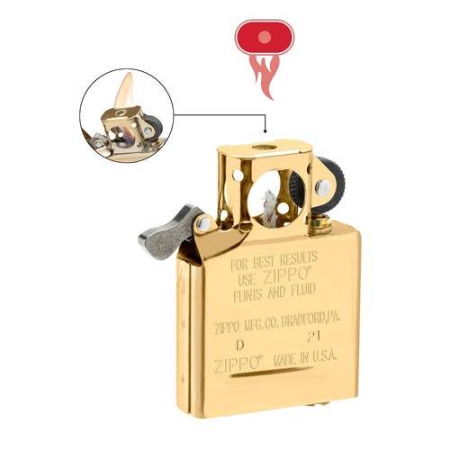 Zippo Pipe Insert Gold