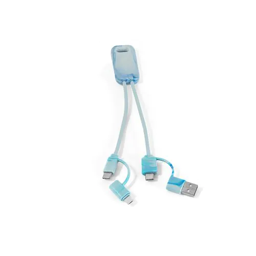 BERNERS. Superfast 6-in-1 USB cable in recycled PET (100% rPET) BERNERS. Superfast 6-in-1 USB cable in recycled PET (100% rPET)