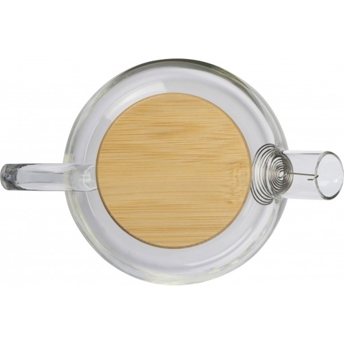 Glass jug with bamboo lid FRANKFURT 1000ml Glass jug with bamboo lid FRANKFURT 1000ml