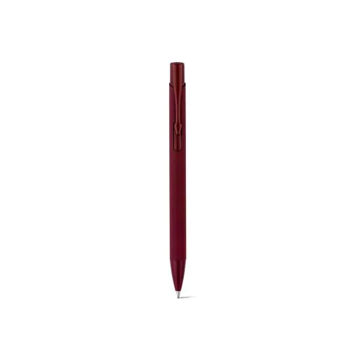 CLINT. Recycled aluminium (100% rAL) ballpoint pen with rubber finish
