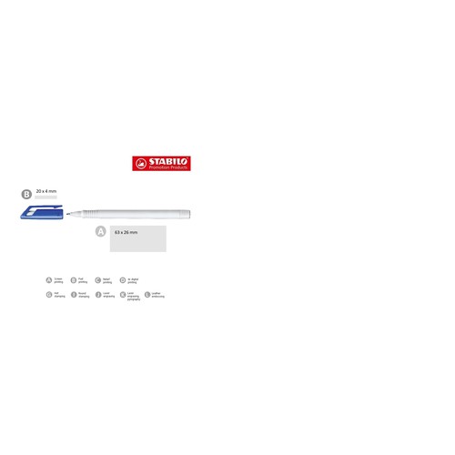 STABILO pennarello per lucidi permanente STABILO pennarello per lucidi permanente