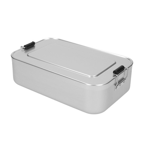 Boîte à déjeuner "Aluminium", grande, réutilisable Boîte à déjeuner "Aluminium", grande, réutilisable