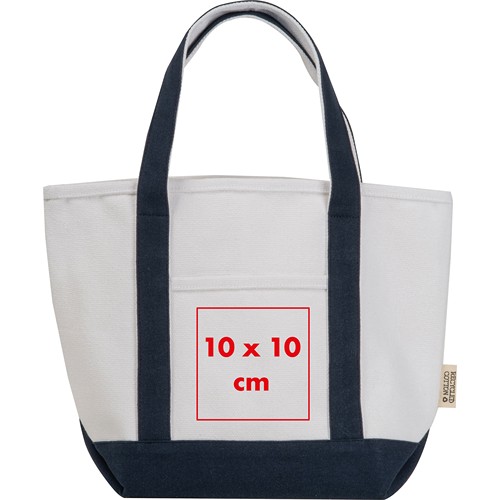 Petit cabas en coton recyclé