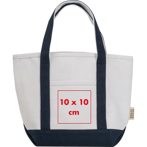 Petit cabas en coton recyclé