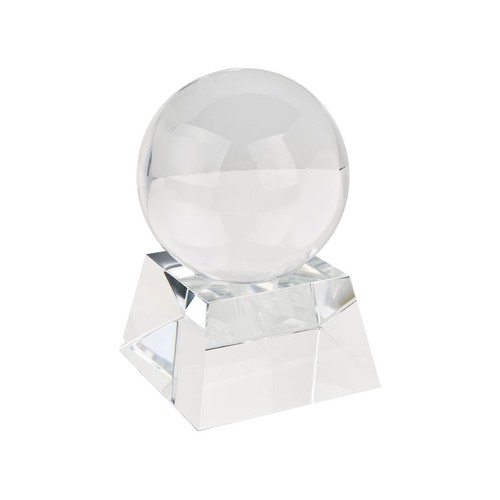 SPHERE d=80 mm WITH BASE IN GLASS SPHERE d=80 mm WITH BASE IN GLASS