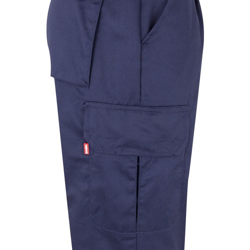 VL POSEIDON LARGE. Two-tone multi-pocket twill trousers (210g/m²), in cotton (20%) and polyester (80%)