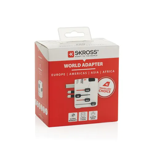 SKROSS Pro 3-Pole World Travel Adapter SKROSS Pro 3-Pole World Travel Adapter