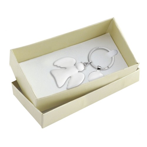 WHITE ANGEL KEY RING WITH TOKEN