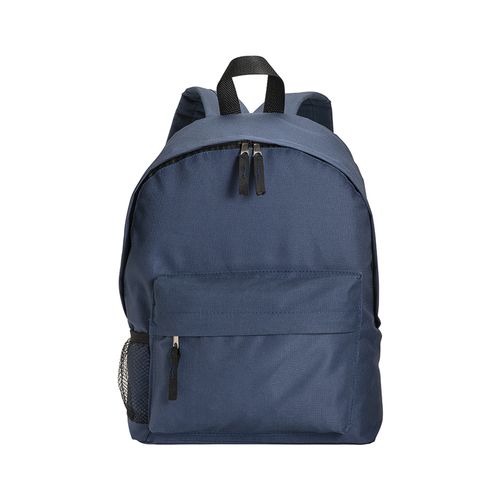 600D polyester 3-pocket backpack (one mesh side pocket). Adjustable shoulder straps 600D polyester 3-pocket backpack (one mesh side pocket). Adjustable shoulder straps