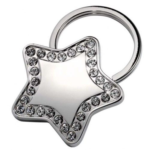 PORTE-CLÉS "ÉTOILE" AVEC CRISTAUX PORTE-CLÉS "ÉTOILE" AVEC CRISTAUX