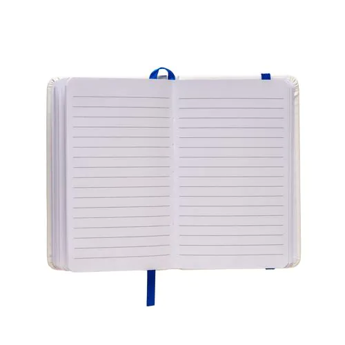 Bloc note avec élastique et feuille de papier à ligne