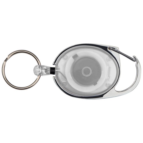 Key chain SKI-PASS with carabiner and extensible key ring