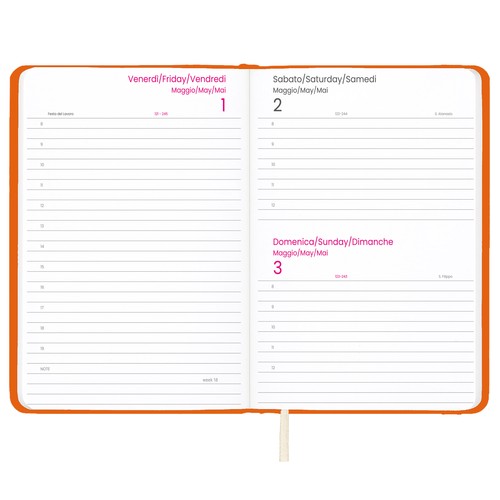 2026 daily planner with hard PU cover 2026 daily planner with hard PU cover