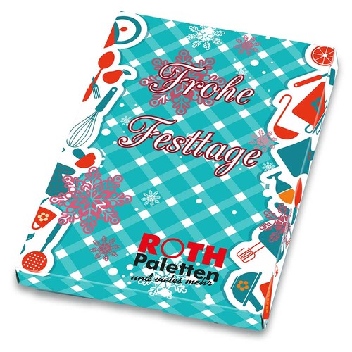 Recipe Book Set - Christmas - Set - individual - digital printing 4/0-c