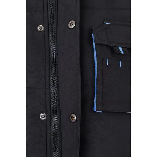 VL NERGAL. Padded vest, two-tone, multi-pocket (120g/m²), in polyester (100%)