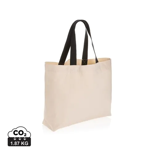 Impact Aware™ recycled canvas XL draagtas 240gsm ongeverfd Impact Aware™ recycled canvas XL draagtas 240gsm ongeverfd