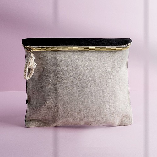 Beauty bag in cotone Macchia