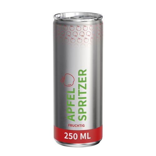Apfelspritzer "sprankelend", 250 ml, Fullbody transp (mat) Apfelspritzer "sprankelend", 250 ml, Fullbody transp (mat)