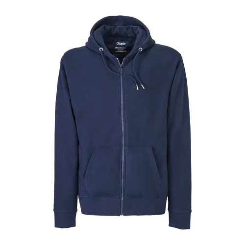 Tejido 100% regenerado. Sudadera unisex con capucha