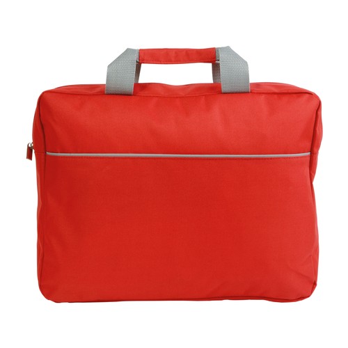 600D polyester briefcase with handle and zip closure