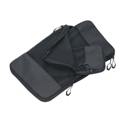 Black Packing Cubes TROIKA BLACK PACKING CUBES Black Packing Cubes TROIKA BLACK PACKING CUBES