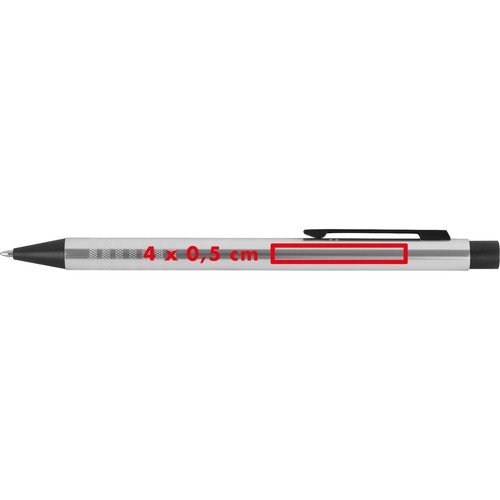 Retractable ballpen made of metal