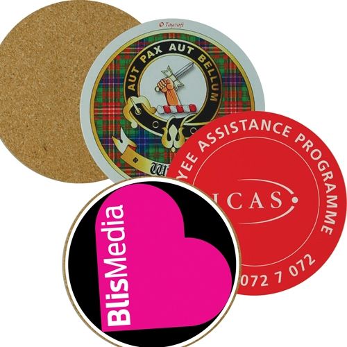 Cork Back Coaster - Round Cork Back Coaster - Round