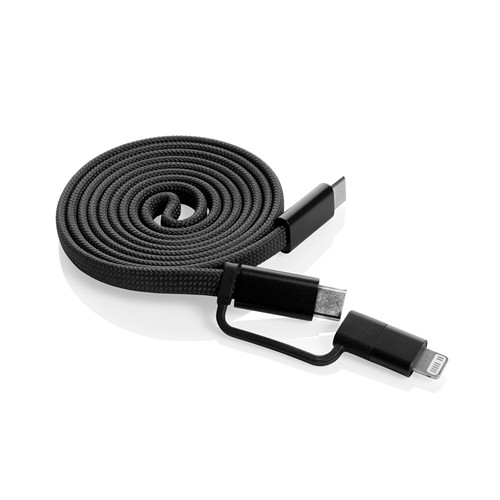 Arc Ultra-thin RCS recycled 60W 2 in 1 magnetische kabel Arc Ultra-thin RCS recycled 60W 2 in 1 magnetische kabel