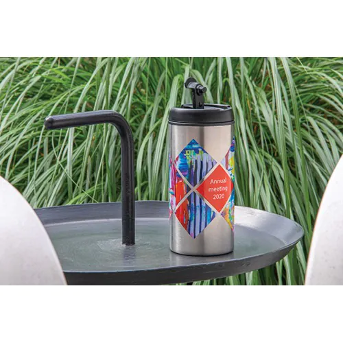Mug Metro en acier inoxydable recyclé RCS
