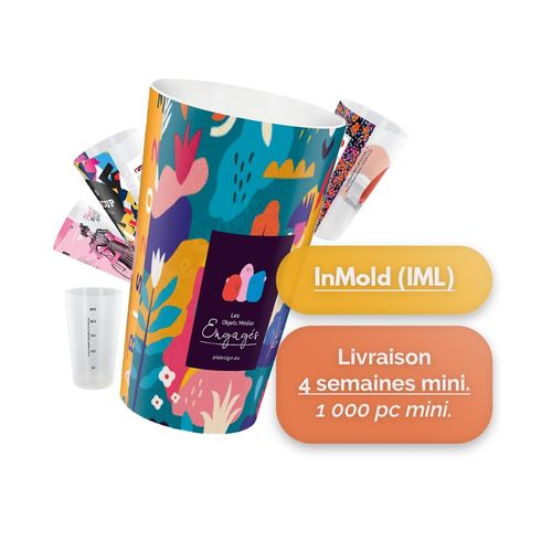 30 cl vaso de plástico apilable