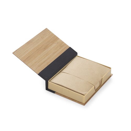 blok met zelfklevende memoblaadjes