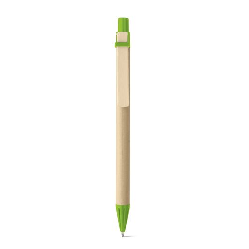 NAIROBI. Balpen van kraftpapier met houten clip NAIROBI. Balpen van kraftpapier met houten clip