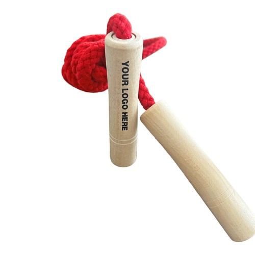 Skipping rope with handles - cotton in special colors