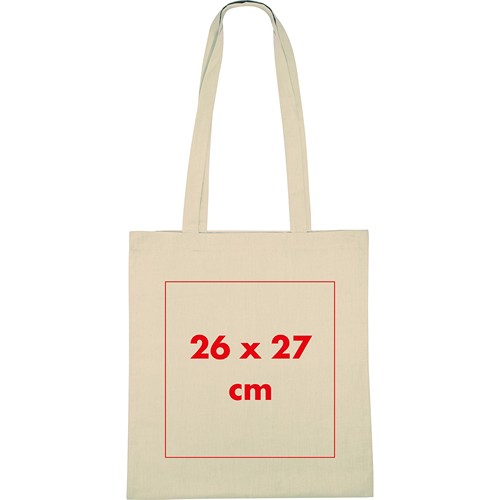 Bolsa de algodón de asas largas - Certificado OEKO-TEX Standard 100