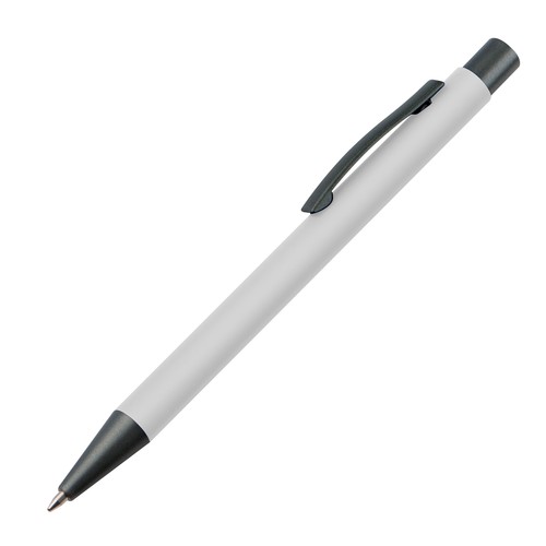 Plastic ballpoint pen with metal clip Plastic ballpoint pen with metal clip