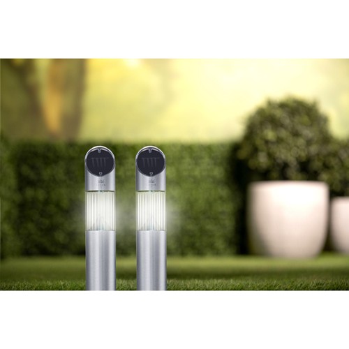 Grundig Solar Stainless Steel Garden LED-Light Grundig Solar Stainless Steel Garden LED-Light
