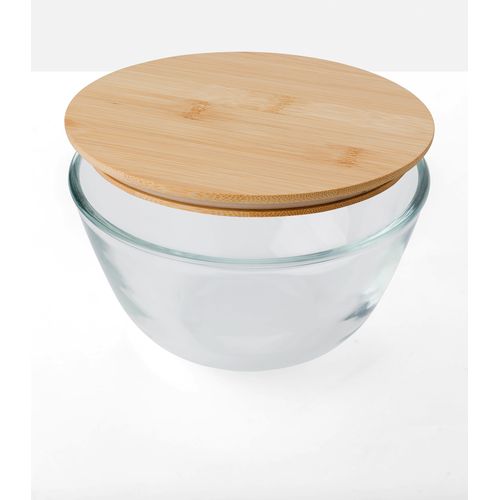 Glass salad bowl Isabeau