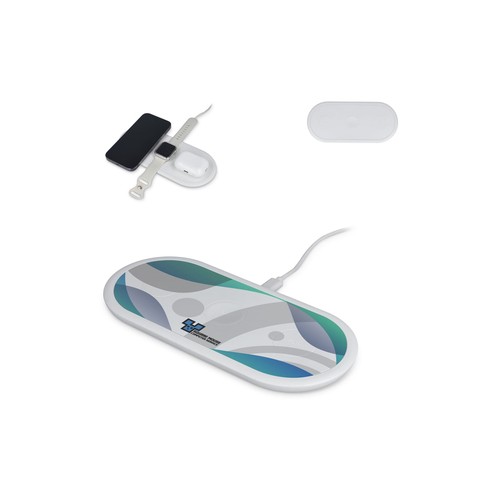 3-in-1 Draadloze Oplader 15 W, Smartphone / Apple Watch / AirPod 3-in-1 Draadloze Oplader 15 W, Smartphone / Apple Watch / AirPod